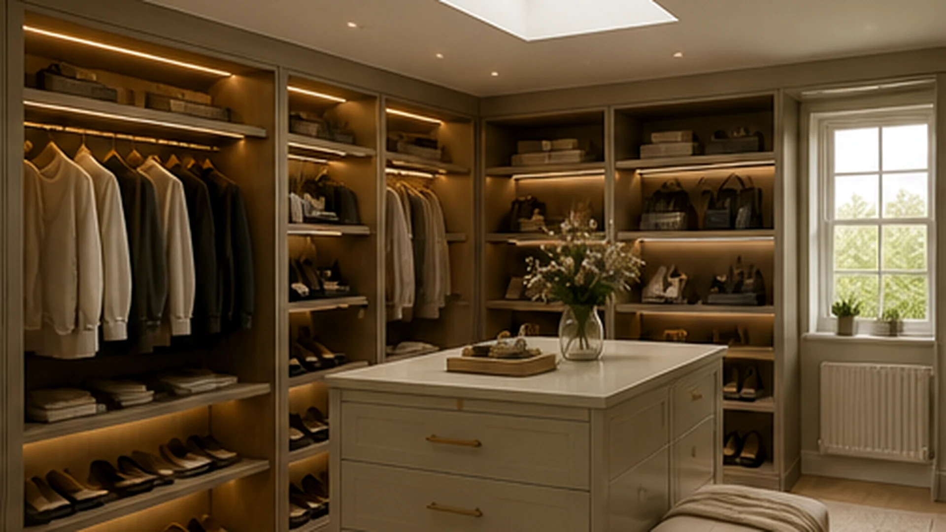 Walk-in wardrobes